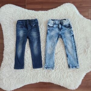 Lot of 2 H&M jeans for toddler boys 3T